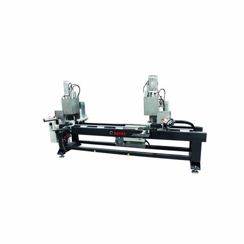 Machine de soudage par coin chauffant - SZK 50 series - ROTOX GmbH - contrôlée par PLC / pour profilés / double tête