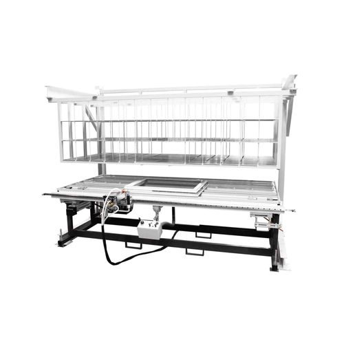 Banc d'assemblage de portes et fenêtres - FM 30 series - ROTOX GmbH - à guillotine