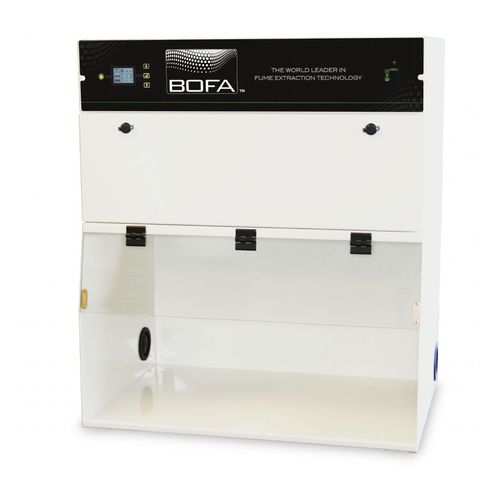 Armoire d'extraction de fumée - FumeCAB 1000 iQ - BOFA International - benchtop / à portes battantes / en métal