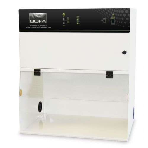 Armoire d'extraction de fumée - FumeCAB 700 - BOFA International - sur pieds / à portes battantes / en métal