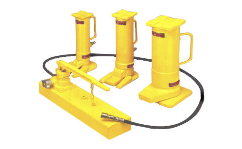 Cric à patte - HYDR'AM - hydraulique / lève-machine / en acier