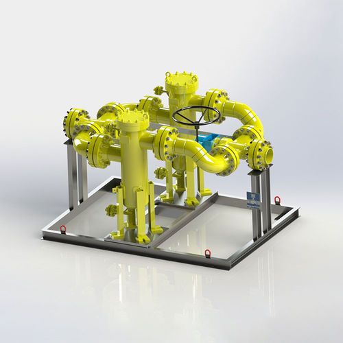 Unité de filtration pour liquides - Kühme Armaturen GmbH - à gaz / compacte