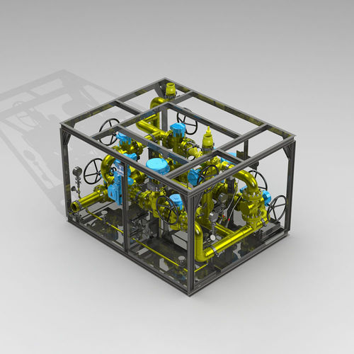 Station de contrôle de gas compacte - Kühme Armaturen GmbH
