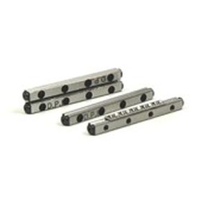 Rail de guidage linéaire - NB-1020 - DELTRON - en acier / à rouleaux croisés / de précision