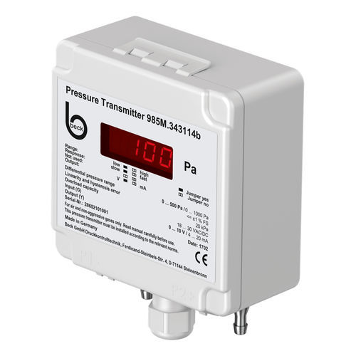 Transmetteur de pression différentielle - 985 series - Beck Sensortechnik GmbH - de vide / piézorésistif / 4-20 mA