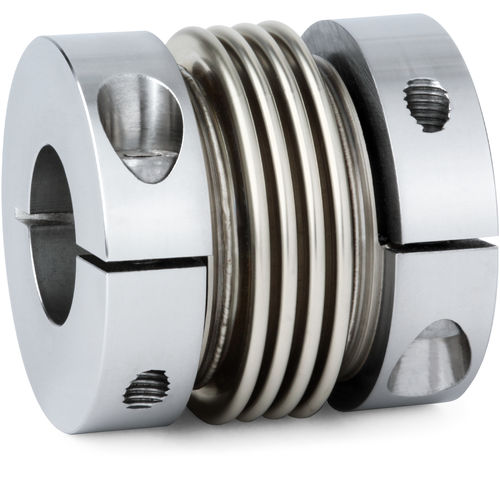 Accouplement flexible - BKS series - R + W Coupling Technology - à soufflet / d'arbre / compact