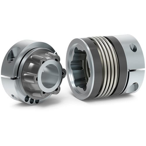 Accouplement flexible - BK5 series - R + W Coupling Technology - à soufflet / d'arbre / à soufflet métallique