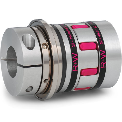 Accouplement à liaison élastomère - ES2 series - R + W Coupling Technology - à ressort / avec mesure de couple / goupille et manchon
