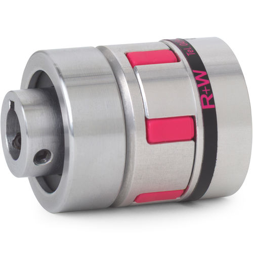Accouplement à liaison élastomère - ESL series - R + W Coupling Technology - d'arbre / compact / avec mesure de couple