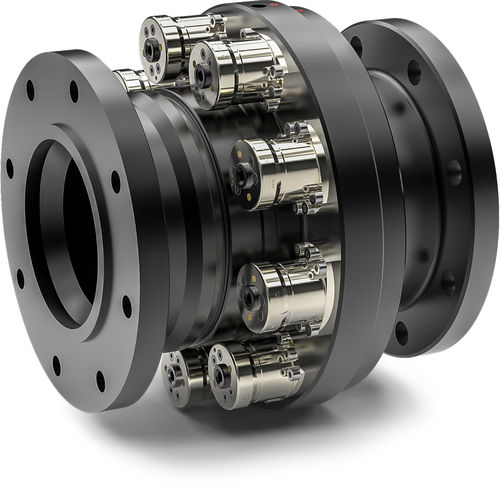 Accouplement flexible - STF series - R + W Coupling Technology - compact / à bride
