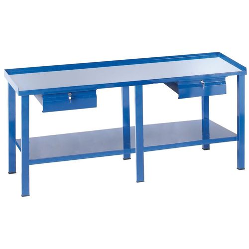 Établi en acier - 218/F - ARMECO - pour atelier / monobloc / à 2 tiroirs