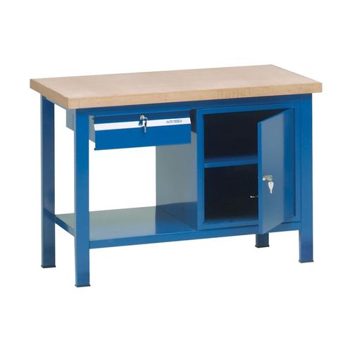 Établi en hêtre - 216 - ARMECO - pour atelier / monobloc / à tiroir