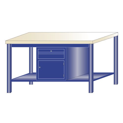 Établi en hêtre - 217/N - ARMECO - pour atelier / monobloc / à tiroir