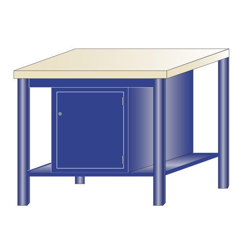 Établi en hêtre - 215/L - ARMECO - pour atelier / monobloc / métallique