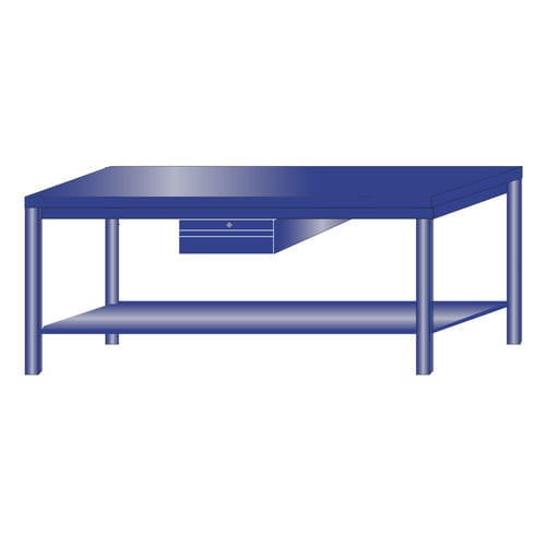 Établi en métal - 218/FQ - ARMECO - pour atelier / monobloc / à tiroir