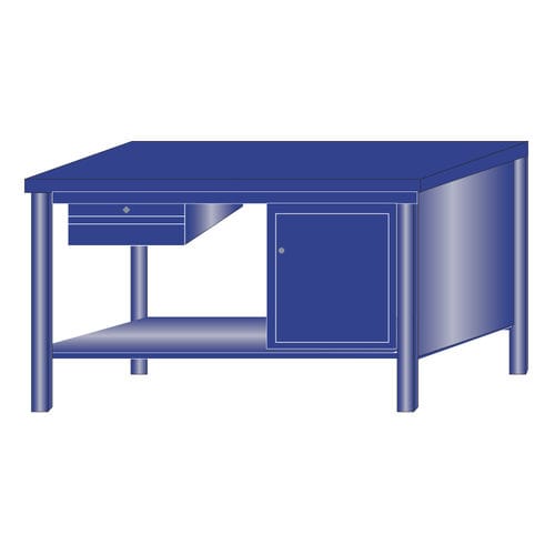 Établi en métal - 217/FB - ARMECO - pour atelier / monobloc / à tiroir