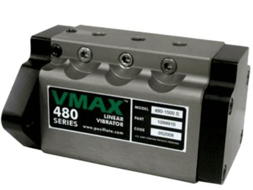 Vibrateur pneumatique - VMAX™ 480 series - Posi-flate - linéaire / pour multi produits