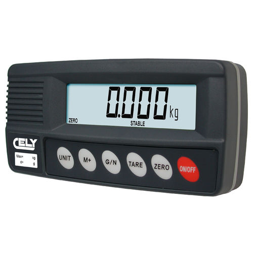 Indicateur de pesage affichage LCD - RW-I - DIBAL, S.A. - benchtop / robuste / avec batterie