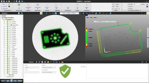 Logiciel de métrologie multi-capteurs - ZONE3® - Optical Gaging Products - de simulation / de programmation / de CAO