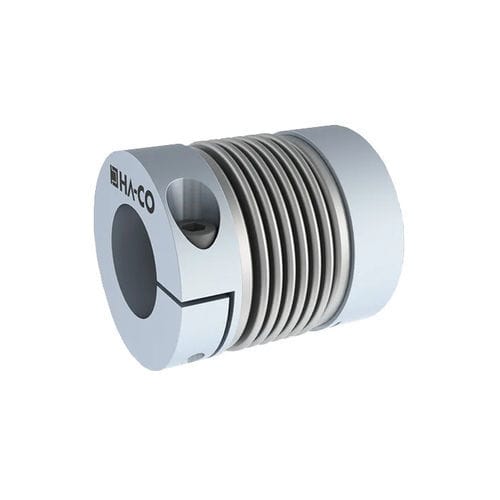 Accouplement à liaison élastomère - MKA-S series - HA-CO GmbH - à soufflet métallique / en acier inoxydable / d'arbre