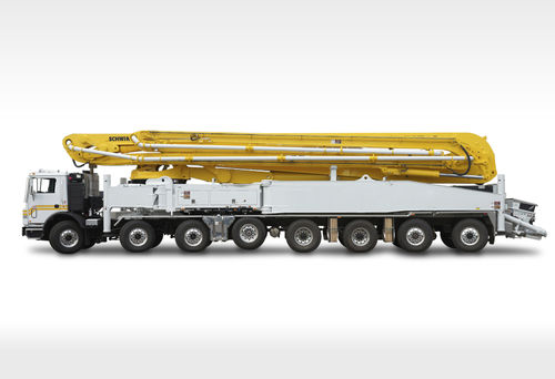 Pompe à béton automotrice mobile - S 65 SXF - SCHWING GmbH - pour chantier