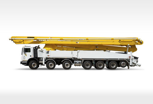 Pompe à béton automotrice pour chantier - S 61 SX - SCHWING GmbH