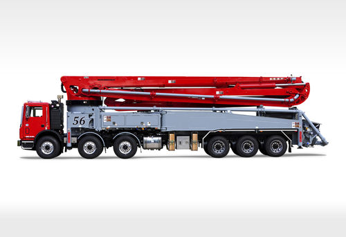 Pompe à béton automotrice mobile - S 56 SXF - SCHWING GmbH - pour chantier