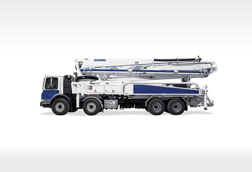 Pompe à béton automotrice mobile - S 47 SX - SCHWING GmbH - pour chantier