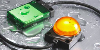 Voyant permanent - LH series - IDEC - à LED / monté sur panneau / résistant à l'eau