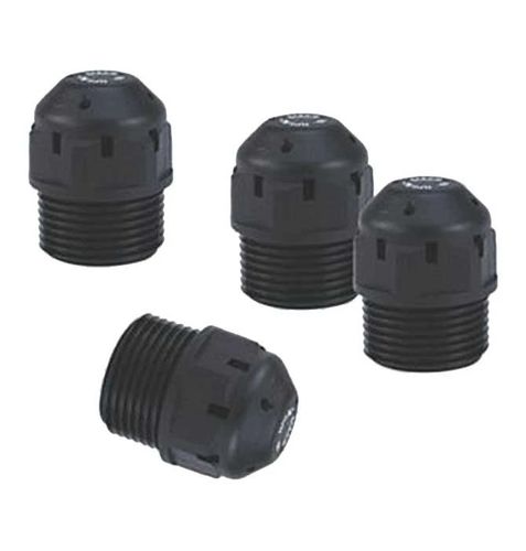 Bouchon rond - 8162/9 - A2S Advanced Safety Solutions - fileté / en polyester renforcé fibre de verre / de sécurité