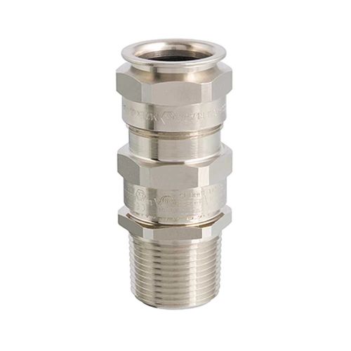 Presse-étoupe en laiton nickelé - A2S Advanced Safety Solutions - IP66 / IP68 / pour câble armé