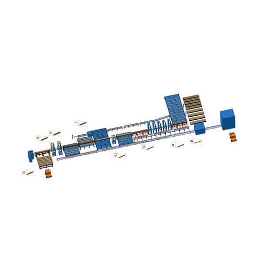 Ligne de sciage automatique - WMH  - Wravor d.o.o. - à ruban / circulaire / à bois