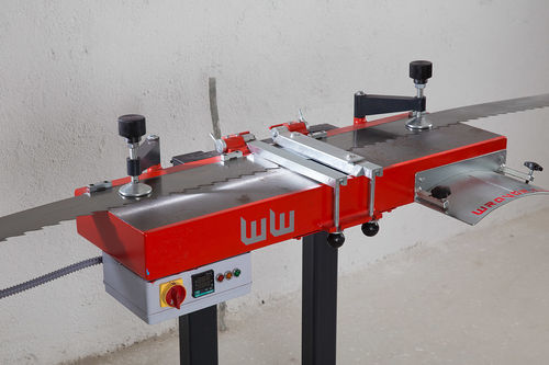 Machine de soudage de lame de scie à ruban - WW - Wravor d.o.o. - laser CO2 / manuelle / sur pieds