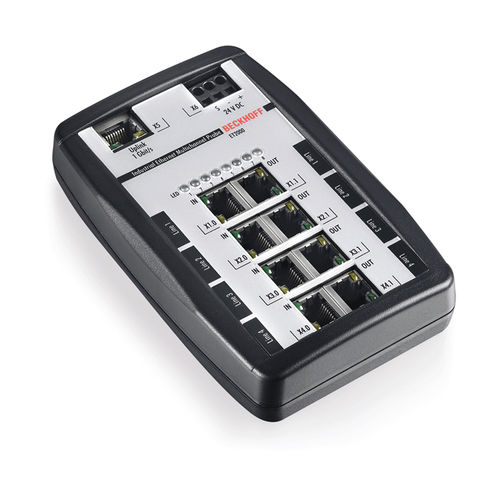 Commutateur Ethernet non administrable - ET2000 - Beckhoff Automation - 8 ports / ProfiNet / enfichable