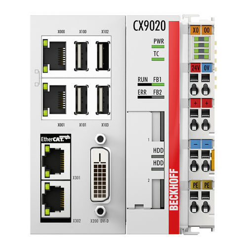 PC embarqué - CX9020 series - Beckhoff Automation - sur rail DIN / Intel Xscale 32 bits / ARM Cortex-A8
