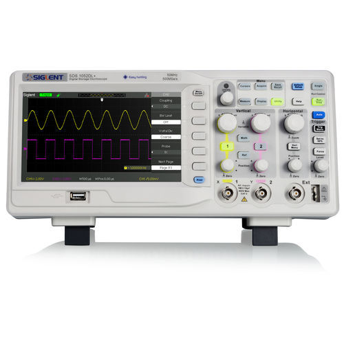 Oscilloscope numérique - SDS1000DL+ series - Siglent Technologies Co., Ltd - sur table / 2 voies / avec afficheur LCD