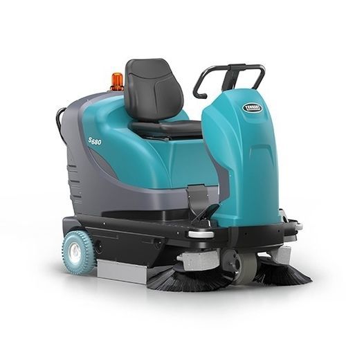Balayeuse autoportée - S680 - Tennant - à batterie / d'intérieur / d'extérieur