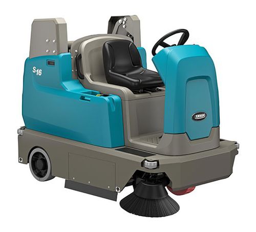 Balayeuse autoportée - S16 - Tennant - à batterie / d'intérieur / d'extérieur