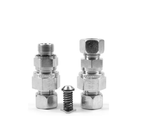 Vanne de pression - Ermeto  - Parker Quick Coupling Division - hydraulique / pour flexible / en inox