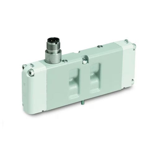 Électrovanne à commande assistée - Parker Quick Coupling Division - 4/3 voies / pour gaz / à manifold