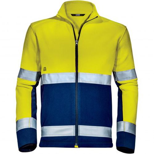 Veste de travail - SUXXEED 8830 series - UVEX - haute visibilité / à protection UV / en polyester