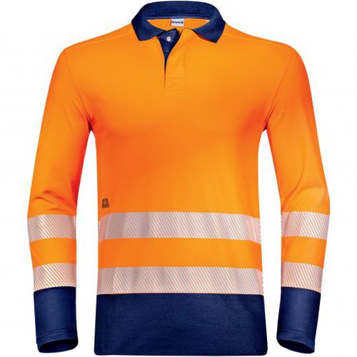 Polo de travail - SUXXEED 8827 series - UVEX - haute visibilité / à protection UV / en polyester