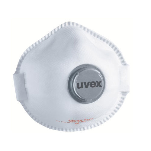 Masque de protection respiratoire - SILV-AIR E 7212 - UVEX - FFP2 / demi-masque / blanc