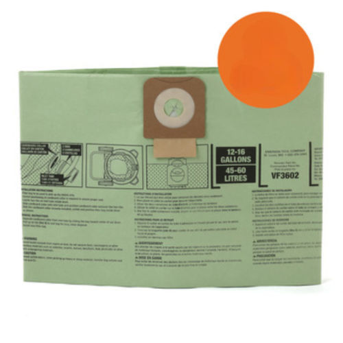Poche filtrante pour filtre à air - VF3602 - Ridge Tool - pour filtre à poussière / pour HEPA / haute performance