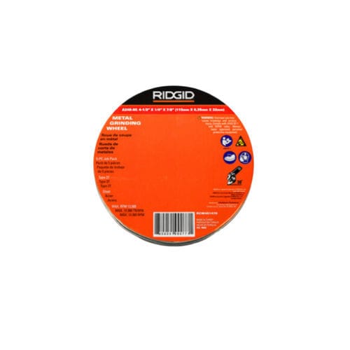 Disque abrasif à l'oxyde d'aluminium - RCW451478 - Ridge Tool - pour rectification / pour matériaux ferreux / pour métal