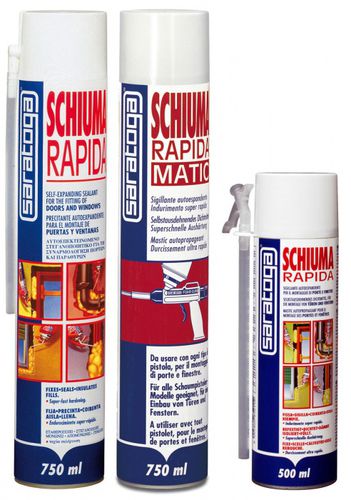 Mastic silicone - SCHIUMA RAPIDA - Saratoga Int Sforza - pour chantier de construction / chimique