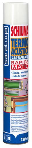 Mastic silicone - SCHIUMA TERMO ACUSTICA - Saratoga Int Sforza - pour chantier de construction / chimique