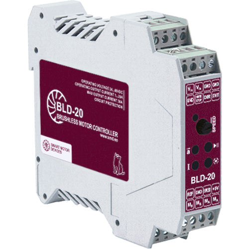 Contrôleur moteur BLDC - BLD-20DIN - Smart Motor Devices - 3-phases / à entrées numériques / à entrée analogique