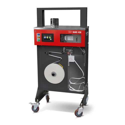 Machine de pose de bandeau automatique - Easy Band 45B - ISG Pack - à écran tactile / à film OPP / pour l'imprimerie
