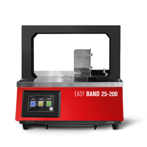 Machine de pose de bandeau automatique - Easy Band 25-200 - ISG Pack - de table / à écran tactile / à film OPP